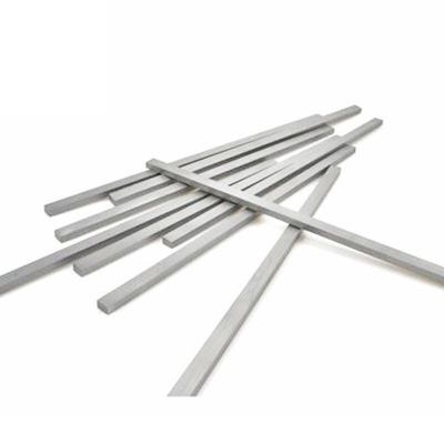 Rectangular Tungsten Carbide Strip P10 - P25 Untuk Mesin Baja Cor Baja